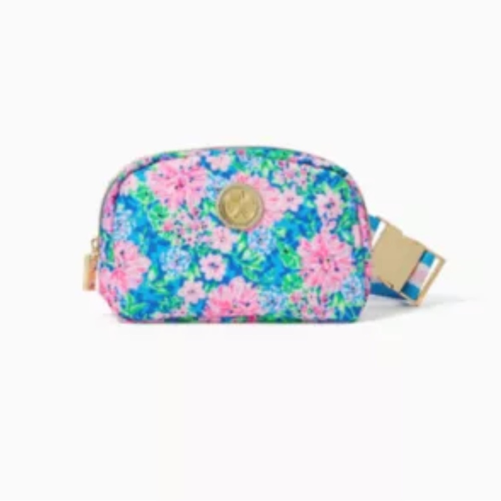 Bag - Jeanie Belt Bag - Lilly Pulitzer - New - Multicolor w/hold hardware